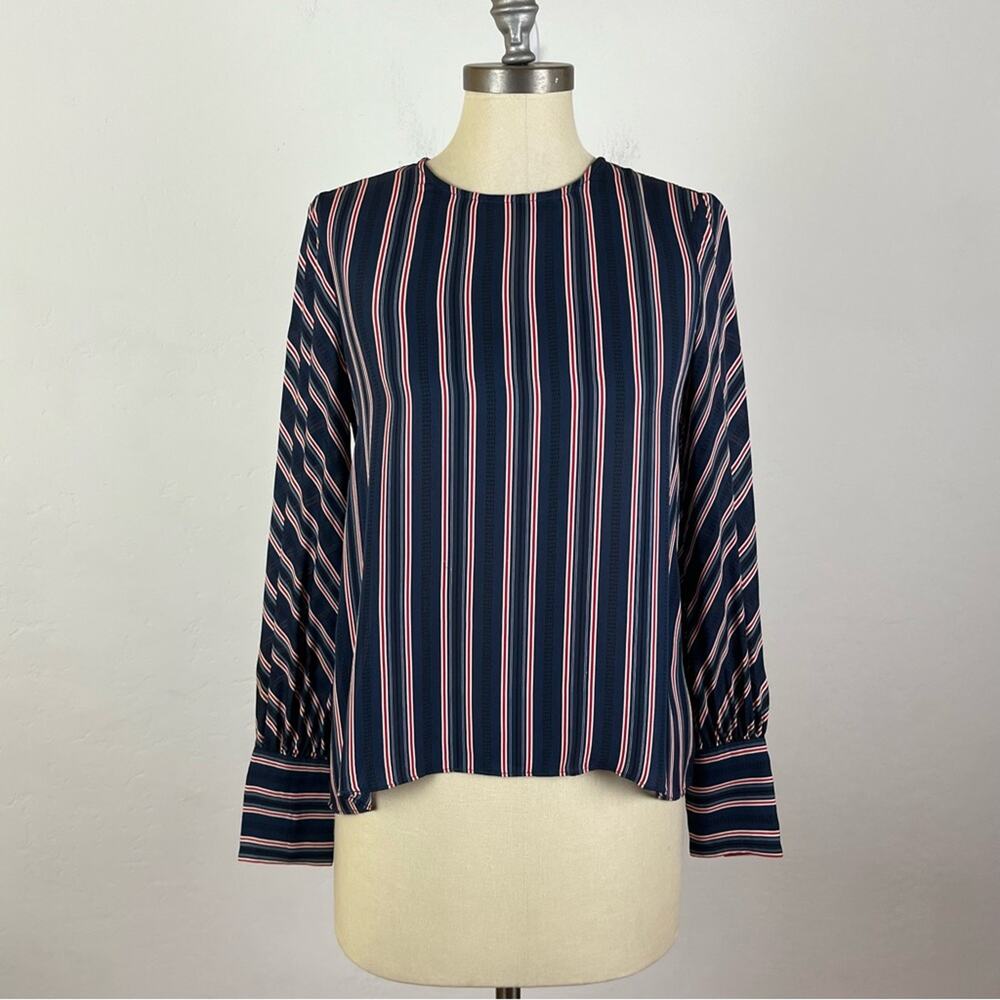 Intermix Multi Stripe Long Sleeve Top